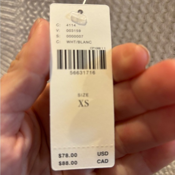 NWT Anthropologie White Knit Sleeveless Top sz xs - Picture 5 of 5